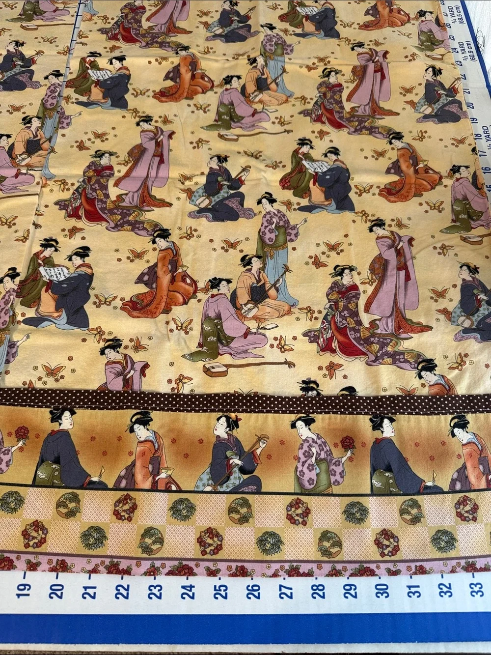 Vintage Asian Geisha Pillowcase Pair Japanese-Inspired Cotton Blend Standard